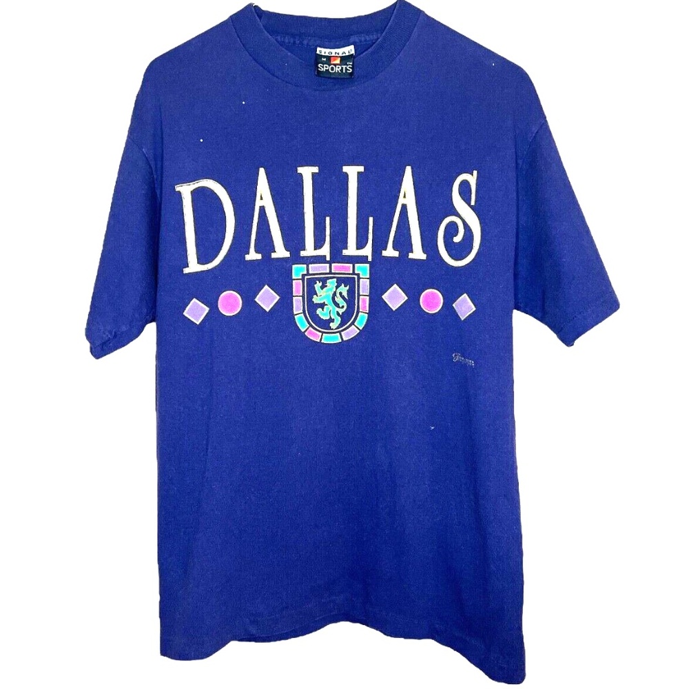 Vintage 1992 Paradies Collection Signal Sports Dallas Spellout T Shirt M